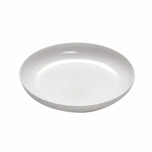 Oasis 15 in. White Lomey Designer Dish (Case of 6) -Southwest Boulder Online Shop oasis planter accessories 1432 64 1000