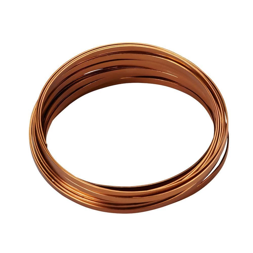 Oasis Flat Wire, Copper, 3/16 in. W x 32.8 ft. Roll 1 Oasis Flat Wire, Copper, 3/16 in. W x 32.8 ft. Roll