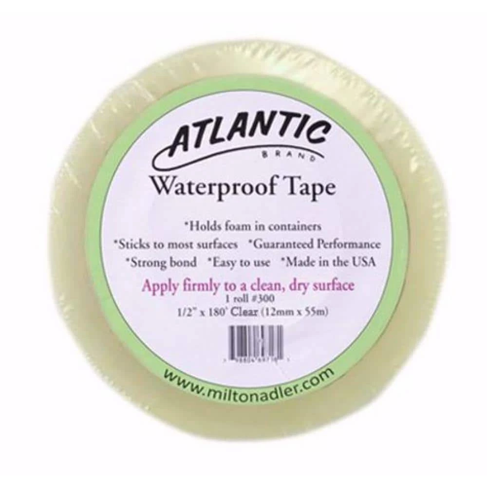 Oasis 1/2 in., Clear Atlantic Waterproof Tape 1 Oasis 1/2 in., Clear Atlantic Waterproof Tape