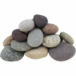 Rain Forest Margo Garden Products 0.4 cu. ft. 1 in. to 3 in. Mixed Mexican Beach Pebbles