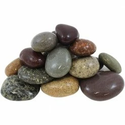 Rain Forest Margo Garden Products 0.4 cu. ft. 1 in. to 3 in. Mixed Mexican Beach Pebbles -Southwest Boulder Online Shop rain forest bagged landscape rocks mxmbp3 30 c3 1000