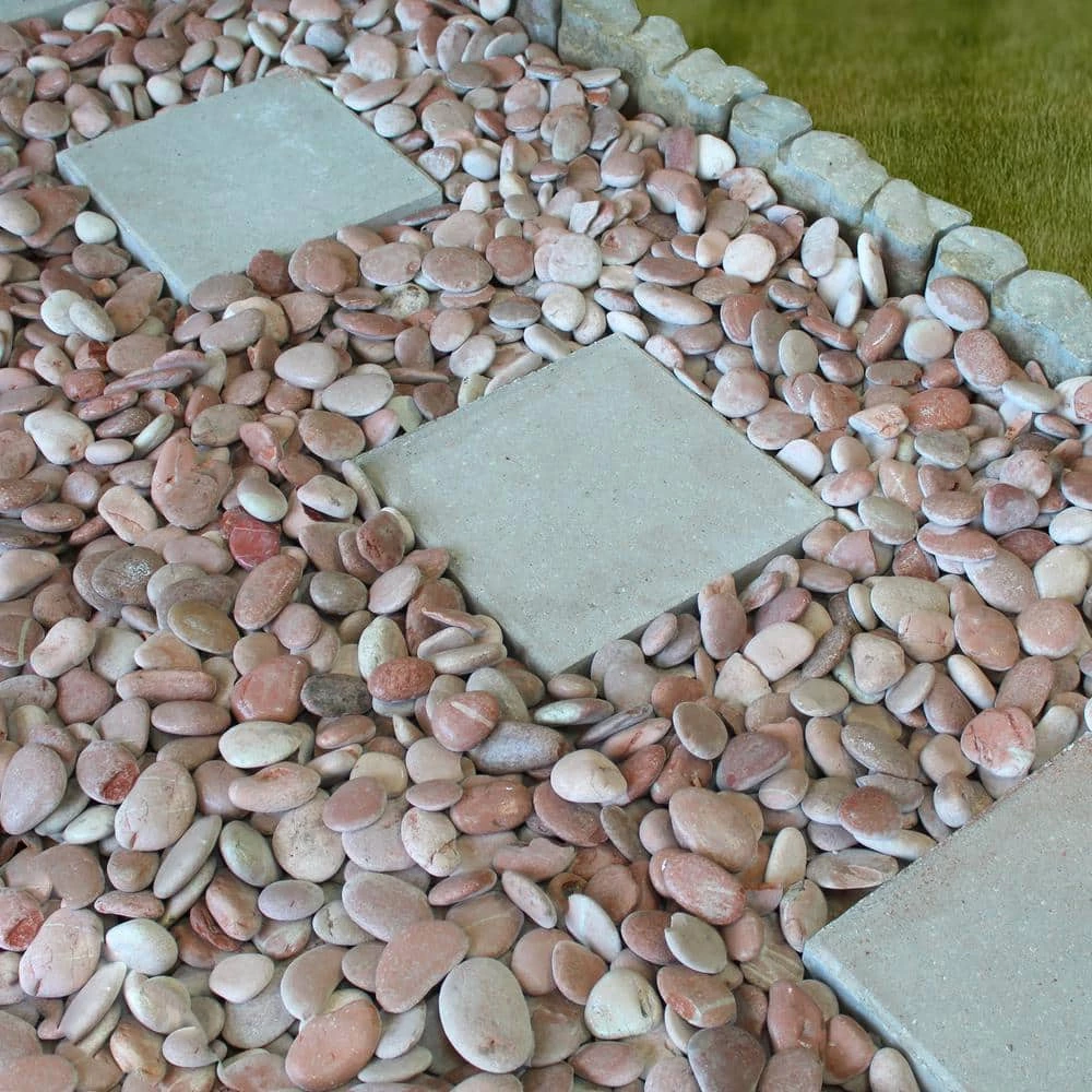 Rain Forest 0.25 cu. ft. 1 in. x 3 in. Bahama Pink Pebbles 3 Rain Forest 0.25 cu. ft. 1 in. x 3 in. Bahama Pink Pebbles - Image 3