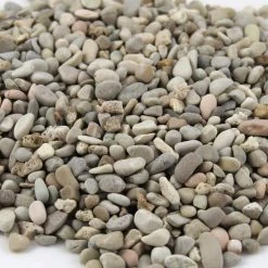 Rain Forest 0.40 cu. ft. 1/4 in. Cream Gravel (30 lbs. Bag) -Southwest Boulder Online Shop rain forest bagged landscape rocks rfcgv 30 c3 1000