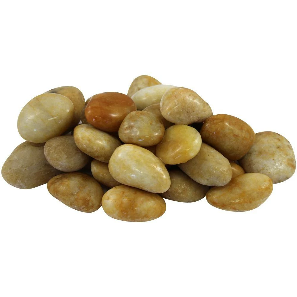 Rain Forest 0.25 cu. ft. 1 in. to 2 in. 20 lbs. Medium Golden Sapphire Pebbles 3 Rain Forest 0.25 cu. ft. 1 in. to 2 in. 20 lbs. Medium Golden Sapphire Pebbles - Image 3