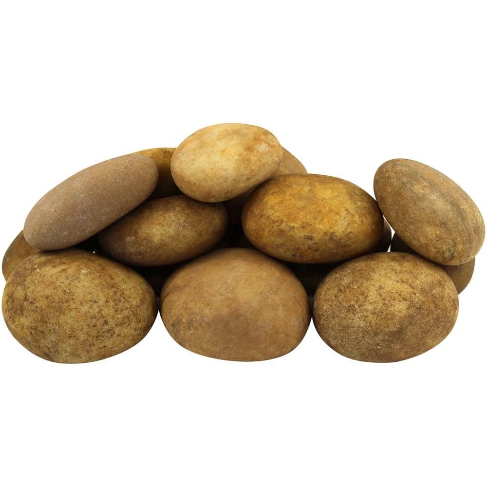 Rain Forest 0.4 cu. ft. 1 in. x 3 in. Royal Tan River Pebbles 1 Rain Forest 0.4 cu. ft. 1 in. x 3 in. Royal Tan River Pebbles