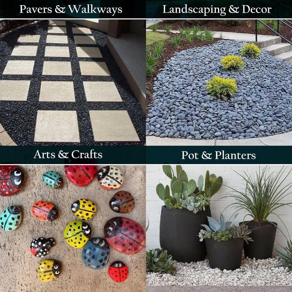 Rain Forest 0.25 cu. ft. 1 in - 3 in. Tahiti Green Beach Pebbles 5 Rain Forest 0.25 cu. ft. 1 in - 3 in. Tahiti Green Beach Pebbles - Image 5