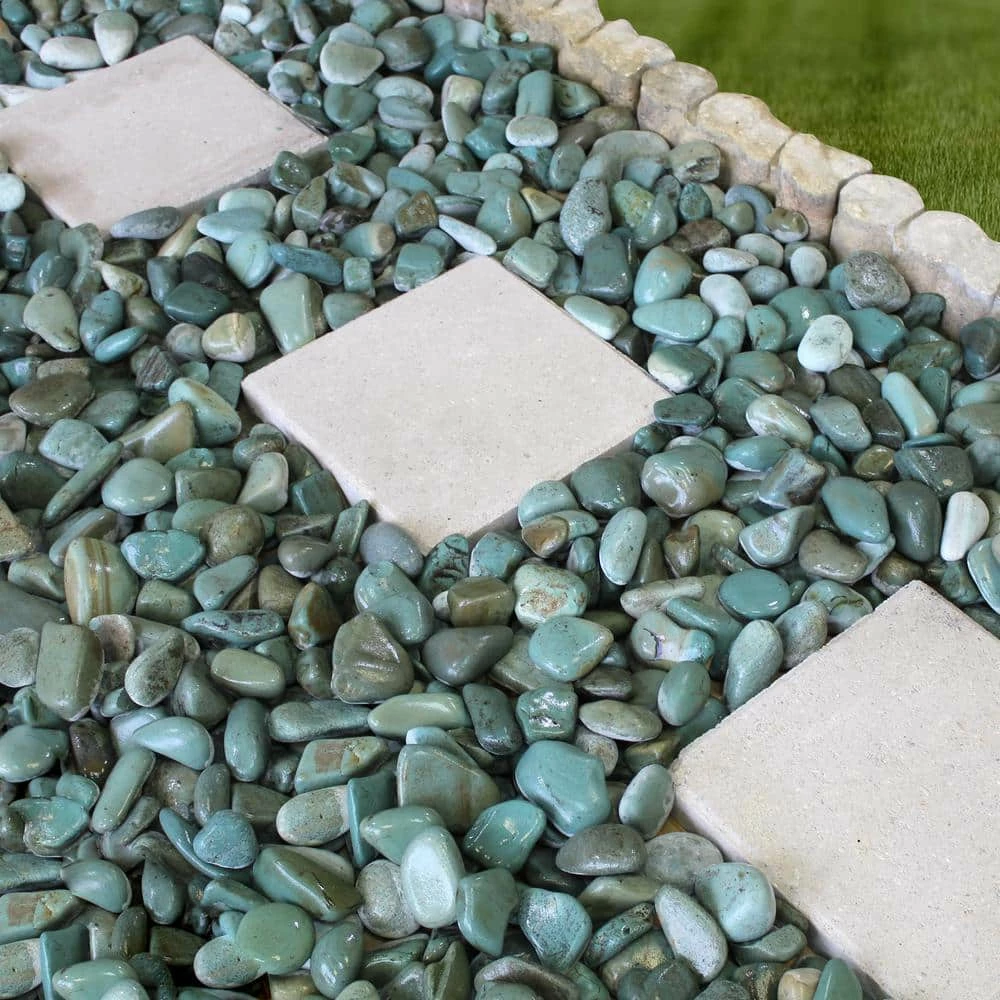 Rain Forest 0.25 cu. ft. 1 in - 3 in. Tahiti Green Beach Pebbles 3 Rain Forest 0.25 cu. ft. 1 in - 3 in. Tahiti Green Beach Pebbles - Image 3