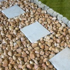 Rain Forest Margo Garden 0.25 cu. ft. 1 in. to 3 in., 20 lbs. Teakwood Pebbles -Southwest Boulder Online Shop rain forest bagged landscape rocks rftwp3 20 4f 1000