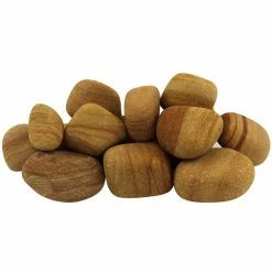 Rain Forest Margo Garden 0.4 cu. ft. 1 in. to 3 in. 30 lbs. Teakwood Pebbles