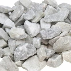 Rain Forest 0.40 cu. ft. 0.5 in. to 1.5 in. Snow White Marble Chips -Southwest Boulder Online Shop rain forest bagged landscape rocks rfwmc1 30 c3 1000