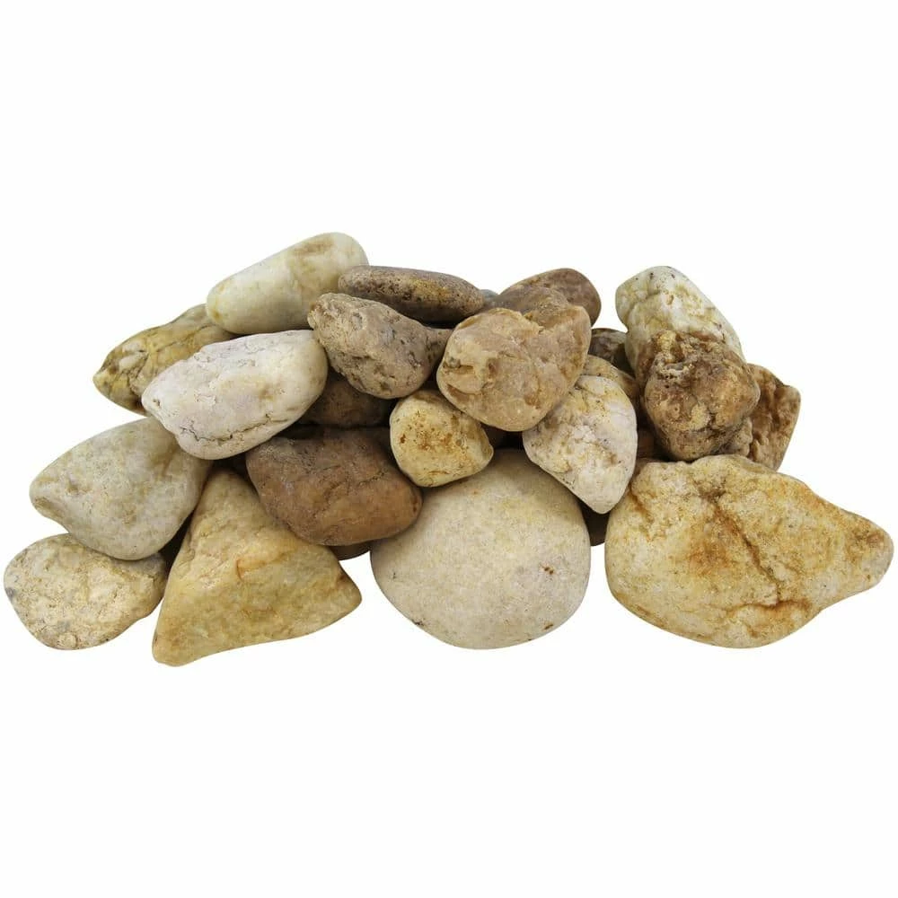 Rain Forest 1.5 in. 16 cu. ft. 1280 lbs. Large Commodity Pond Pebbles 1 Rain Forest 1.5 in. 16 cu. ft. 1280 lbs. Large Commodity Pond Pebbles