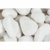 Rain Forest 0.4 cu. ft., 0.5 in. to 1.5 in. Snow White Pebble (30-Pack Pallet)