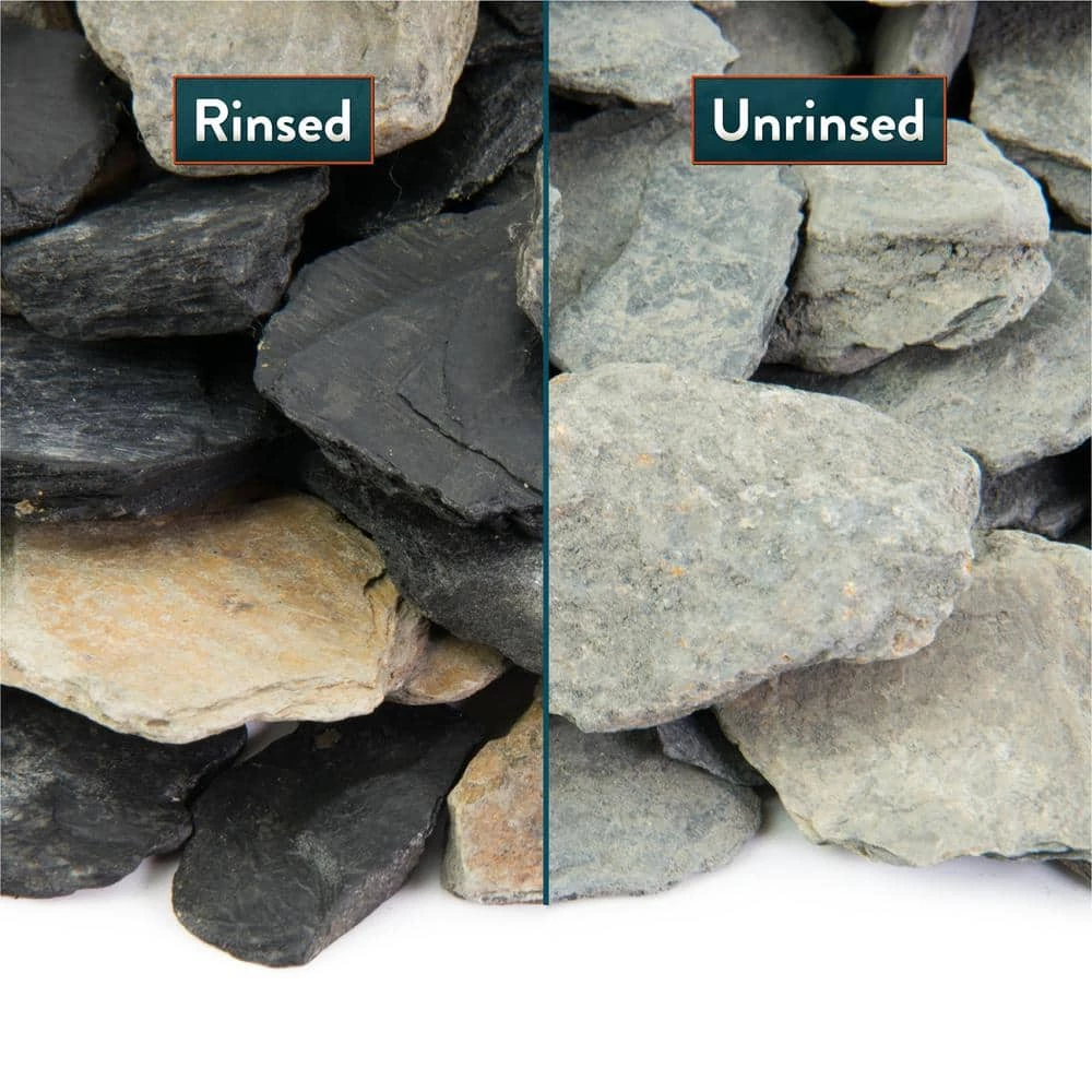 Southwest Boulder & Stone 0.25 cu. ft. 1 in. to 3 in. 10 lbs. Slate Chips Black and Tan Rock for Landscape, Gardens, Potted Plants, and Terrariums 5 Southwest Boulder & Stone 0.25 cu. ft. 1 in. to 3 in. 10 lbs. Slate Chips Black and Tan Rock for Landscape, Gardens, Potted Plants, and Terrariums - Image 5