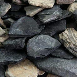 Southwest Boulder & Stone 0.25 cu. ft. 1 in. to 3 in. 20 lbs. Slate Chips Black and Tan Rock for Landscape, Gardens, Potted Plants, and Terrariums 8 Southwest Boulder & Stone 0.25 cu. ft. 1 in. to 3 in. 20 lbs. Slate Chips Black and Tan Rock for Landscape, Gardens, Potted Plants, and Terrariums -Southwest Boulder Online Shop southwest boulder stone bagged landscape rocks 02 0044 a0 1000
