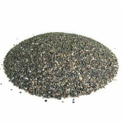 Southwest Boulder & Stone 0.25 cu. ft. 1/4 in. Black Criva Mexican Beach Pebble Smooth Round Rock for Gardens, Landscapes and Ponds
