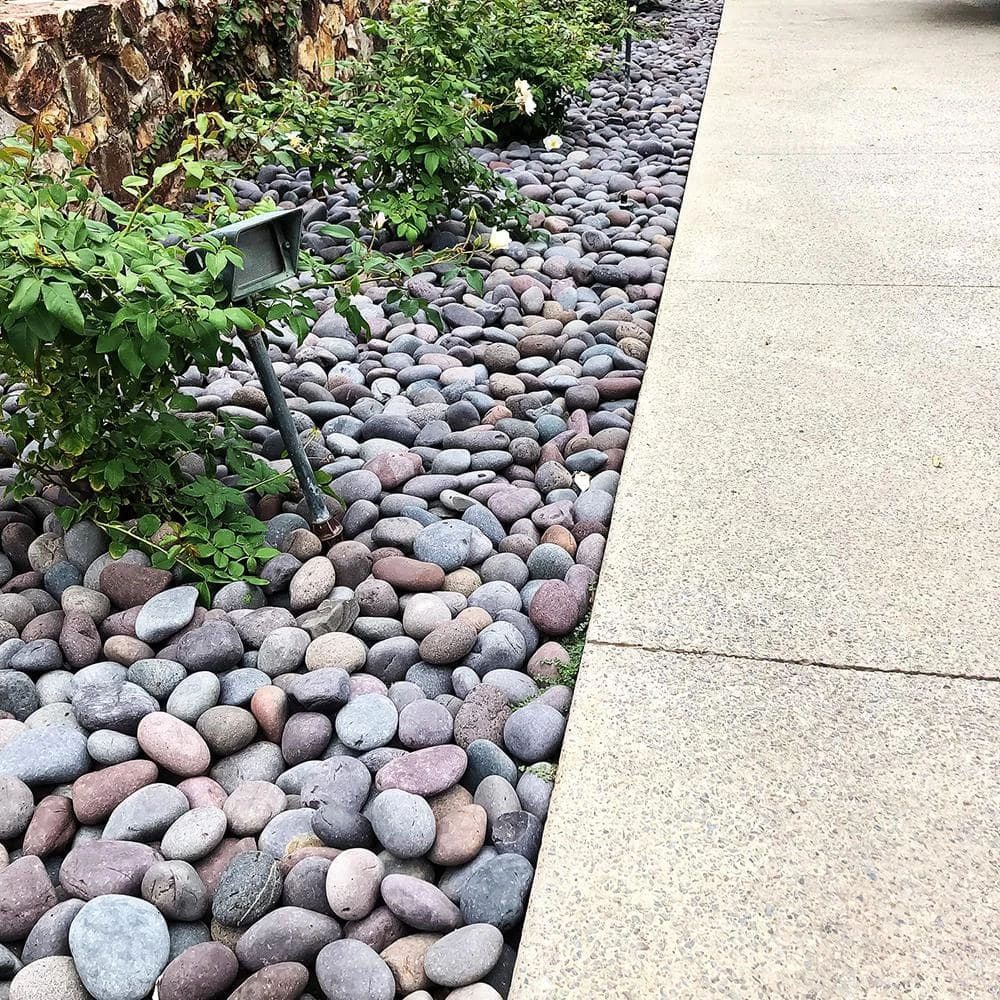 Southwest Boulder & Stone 0.25 cu. ft. 2 in. to 3 in. Roja Mexican Beach Pebble Smooth Round Rock for Gardens, Landscapes and Ponds 2 Southwest Boulder & Stone 0.25 cu. ft. 2 in. to 3 in. Roja Mexican Beach Pebble Smooth Round Rock for Gardens, Landscapes and Ponds - Image 2
