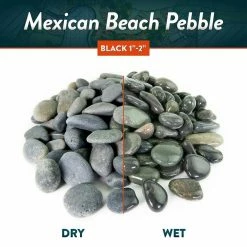 Southwest Boulder & Stone 0.50 cu. ft. 2 in. to 3 in. Black Mexican Beach Pebble Smooth Round Rock for Gardens, Landscapes and Ponds 13 Southwest Boulder & Stone 0.50 cu. ft. 2 in. to 3 in. Black Mexican Beach Pebble Smooth Round Rock for Gardens, Landscapes and Ponds -Southwest Boulder Online Shop southwest boulder stone bagged landscape rocks 02 0294 fa 1000