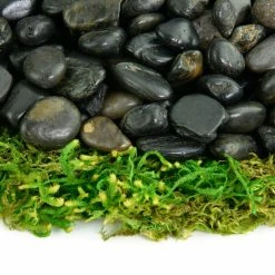 Southwest Boulder & Stone 0.125 cu. ft. 3/8 in. - 5/8 in. 10 lbs. Black Small Polished Rock Pebbles for Planters, Gardens, Aquariums and More -Southwest Boulder Online Shop southwest boulder stone bagged landscape rocks 02 0313 77 1000