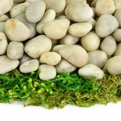 Southwest Boulder & Stone 0.125 cu. ft. 3/8 in. - 5/8 in. 10 lbs. White Small Polished Rock Pebbles for Planters, Gardens, Aquariums and More -Southwest Boulder Online Shop southwest boulder stone bagged landscape rocks 02 0318 77 1000