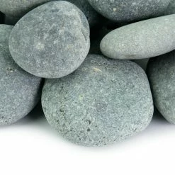 Southwest Boulder & Stone .25 cu. ft. 1 in. to 2 in. Black Mexican Beach Pebbles Smooth Round Rock for Gardens, Landscapes and Ponds