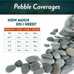Southwest Boulder & Stone .25 cu. ft. 1/2 in. to 1 in. Buff Mexican Beach Pebbles Smooth Round Rock for Gardens, Landscapes and Ponds -Southwest Boulder Online Shop southwest boulder stone bagged landscape rocks 20mpbbf121 1f 1000